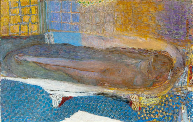 Femme dans la baignoire, Blue Harmony - Pierre Bonnard