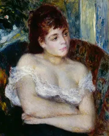 Femme dans un fauteuil - Pierre-Auguste Renoir