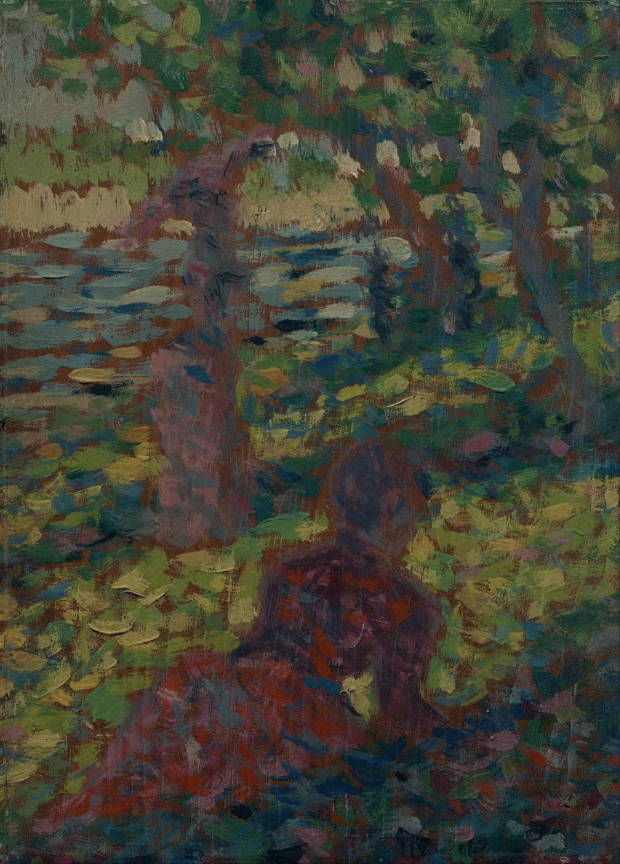 Femme dans un parc - Georges Seurat