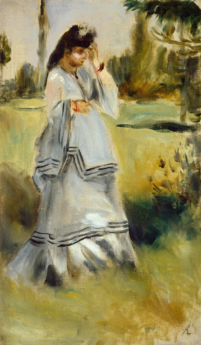 Femme dans un parc - Pierre-Auguste Renoir