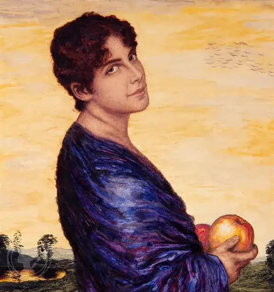 Femme dans un Paysage - Franz Von Stuck