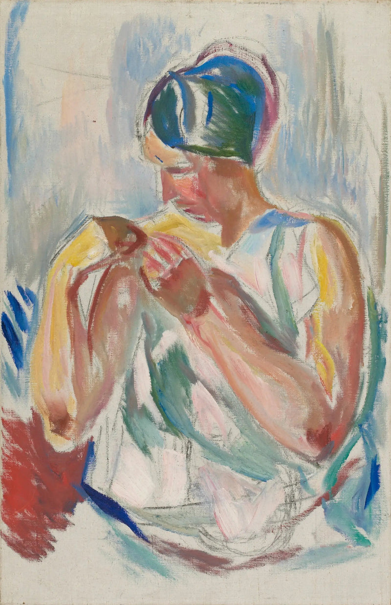 Femme en déshabillé - Edvard Munch