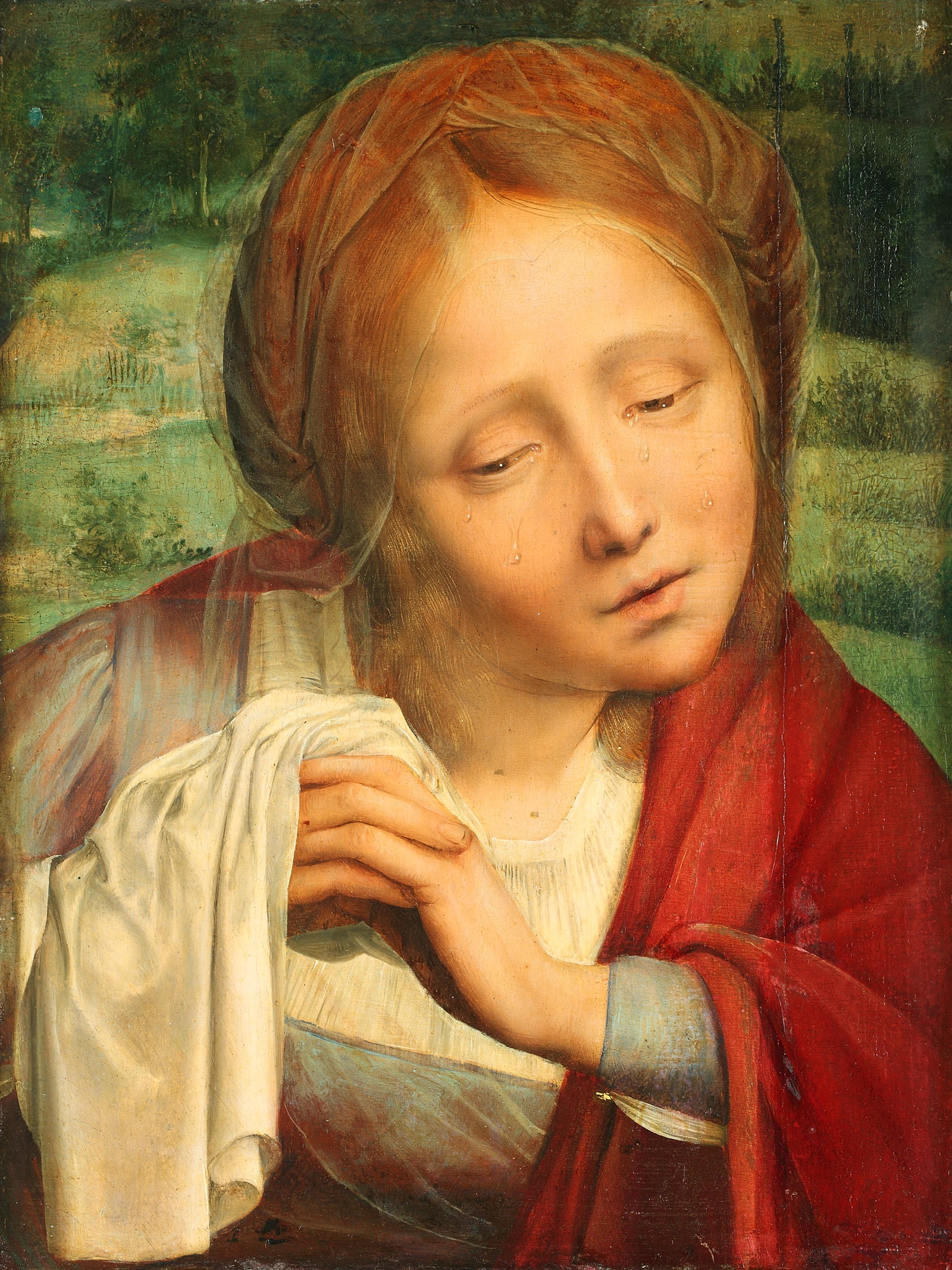 Femme en deuil tirée d'une lamentation - Quentin Metsys