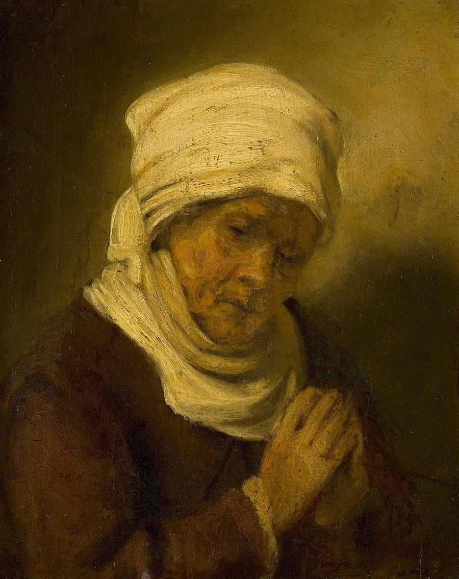 Femme en prière - Rembrandt