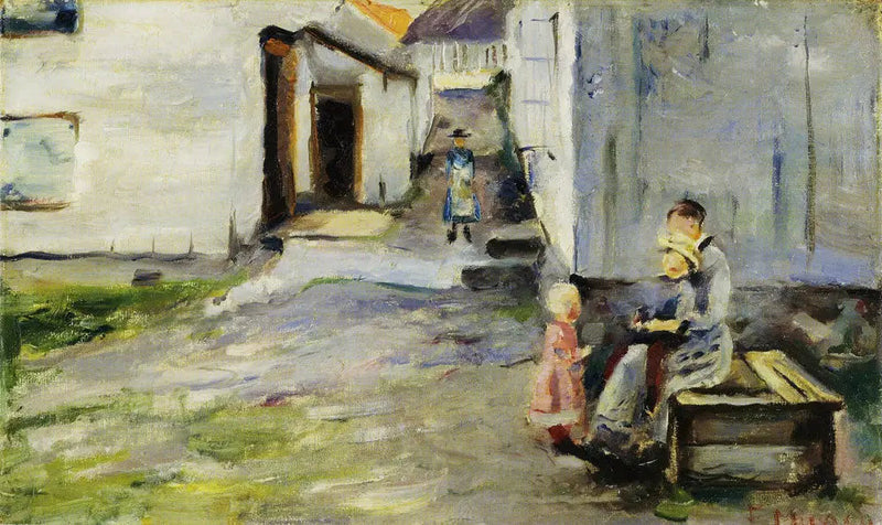 Femme et enfants à Arendal - Edvard Munch