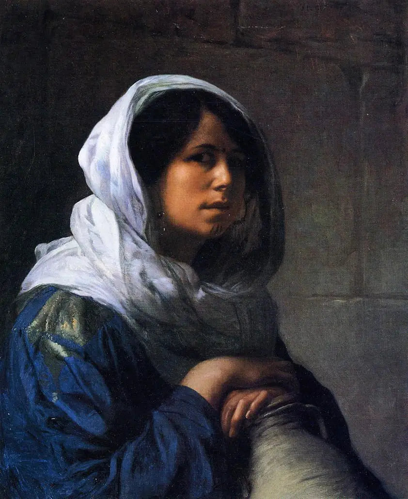 Reproduction du tableau « Femme Fellah - Jean-Léon Gérôme » par Alpha Reproduction en peinture à l’huile