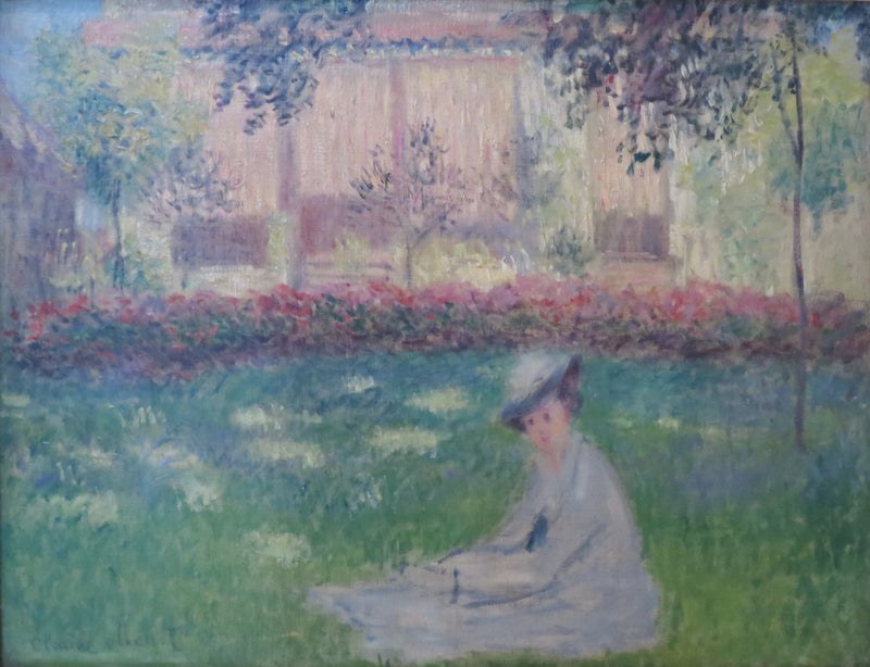 Femme assise dans le jardin W407 – Claude Monet