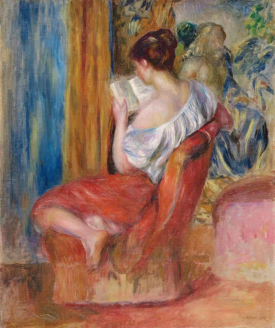 Femme lisant, vers 1900 – Pierre-Auguste Renoir