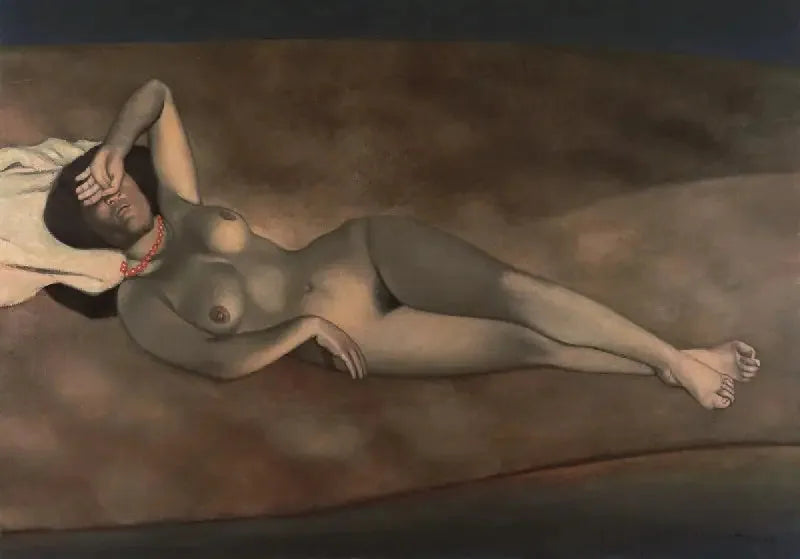 Femme nue couchée sur le sable - Félix Vallotton