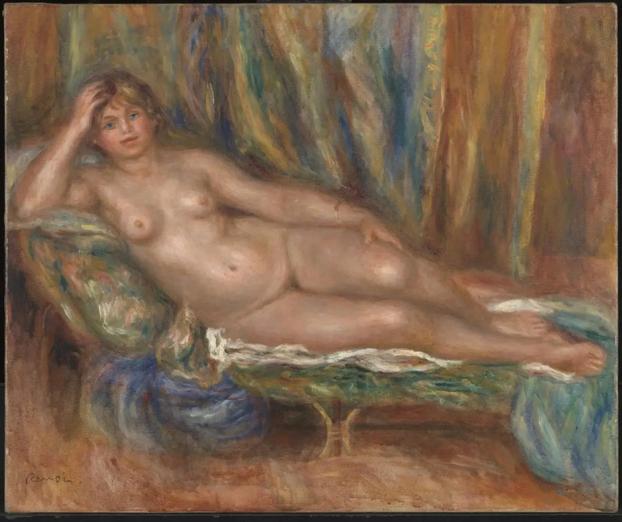 Femme nue sur un canapé - Pierre-Auguste Renoir
