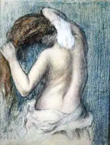 Femme s'essuyant après le bain - Edgar Degas