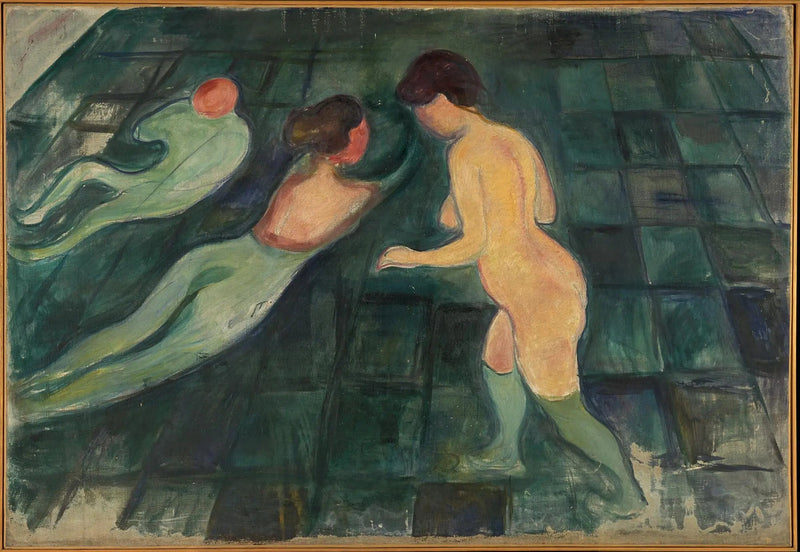 Femme se baignant - Edvard Munch