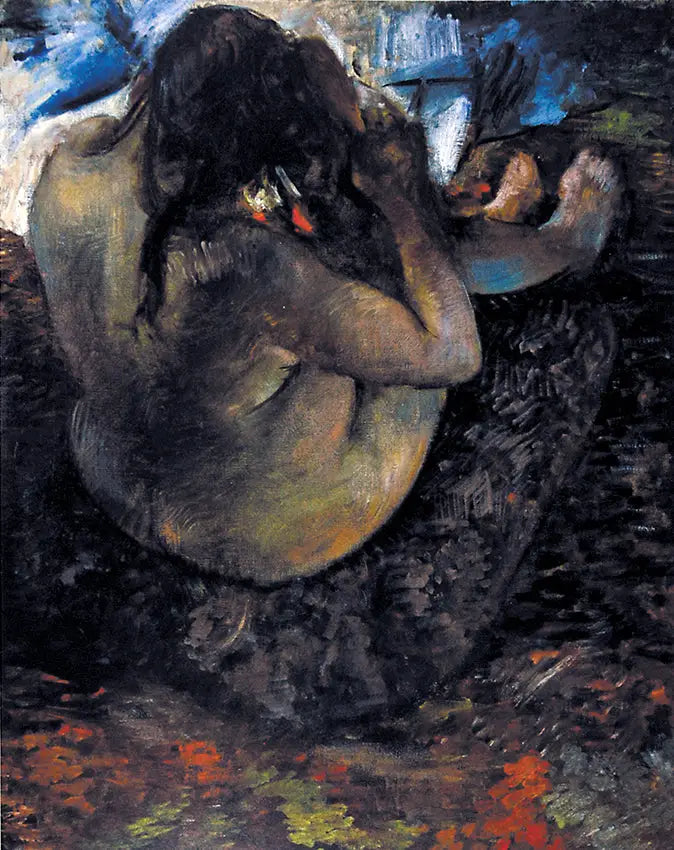 Femme se coiffant - Edgar Degas