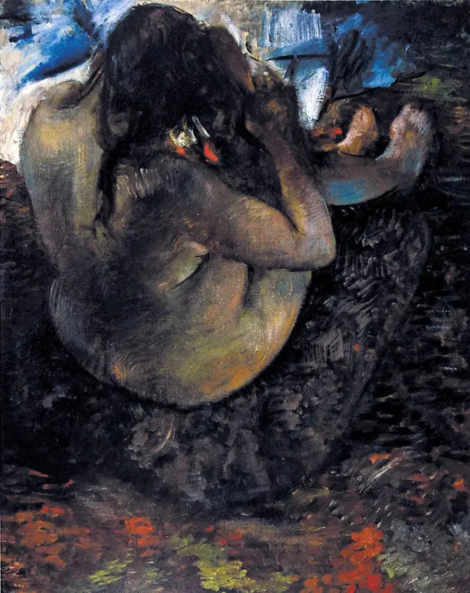 Femme se coiffant - Edgar Degas