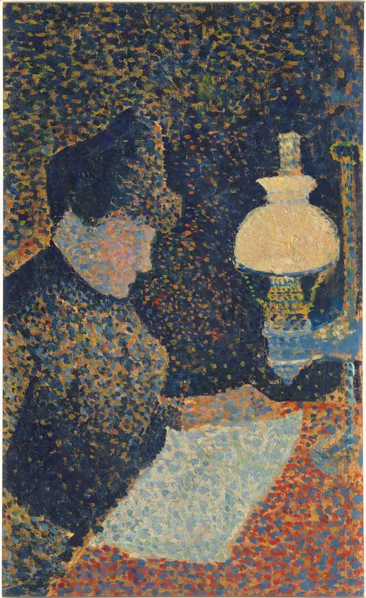 Femme sous la lampe - Paul Signac