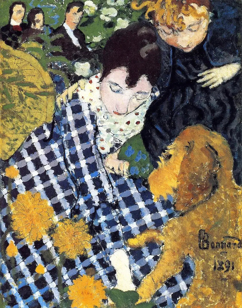 Femmes au chien - Pierre Bonnard