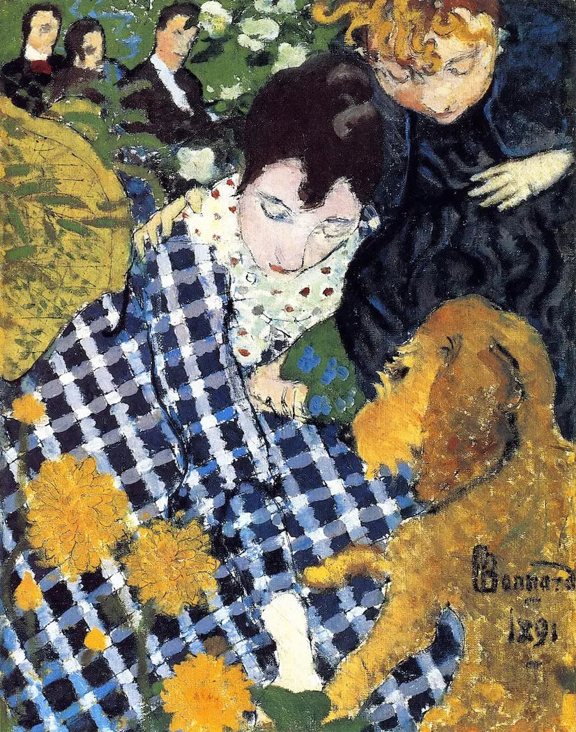 Femmes au chien - Pierre Bonnard