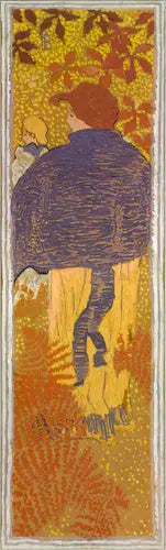 Femmes au jardin : femme à la pèlerine - Pierre Bonnard