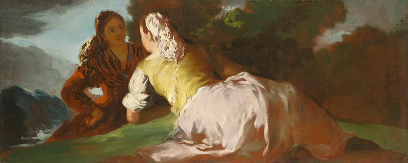 Femmes conversantes - Francisco de Goya