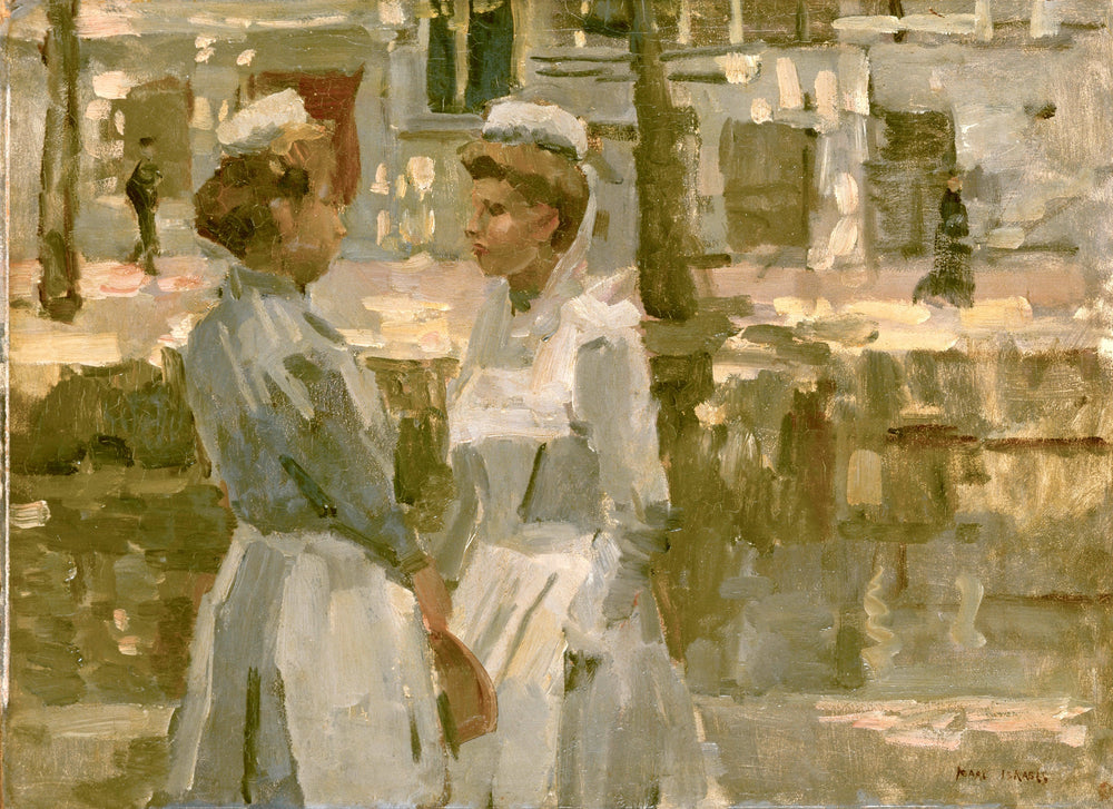 femmes de ménage d’Amsterdam - Isaac Israëls - Alpha Reproduction