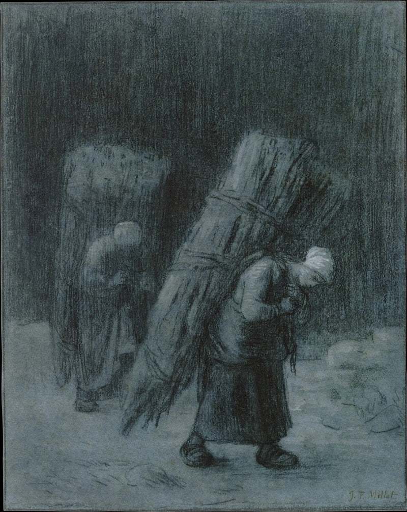 Femmes portant des fagots - Jean-François Millet