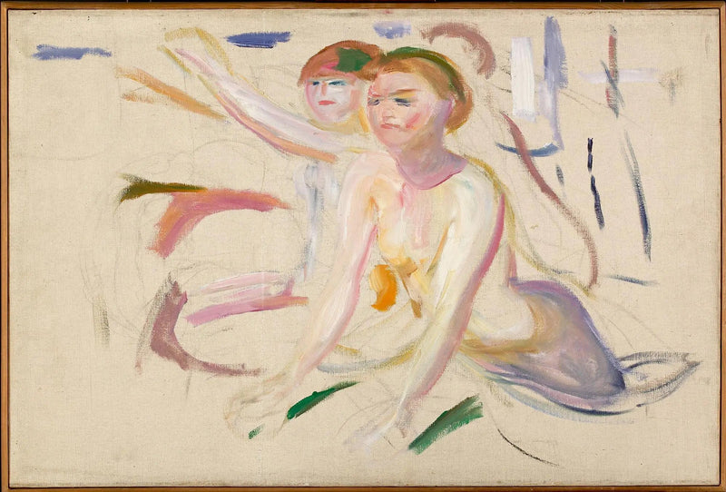 Femmes se baignant - Edvard Munch