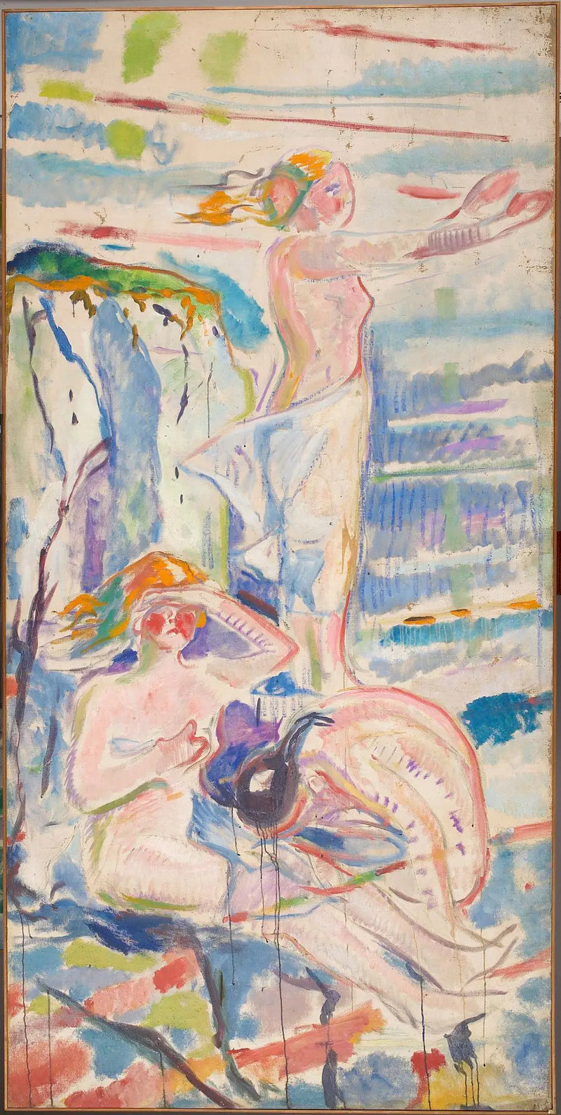 Femmes tournées vers le soleil - Edvard Munch