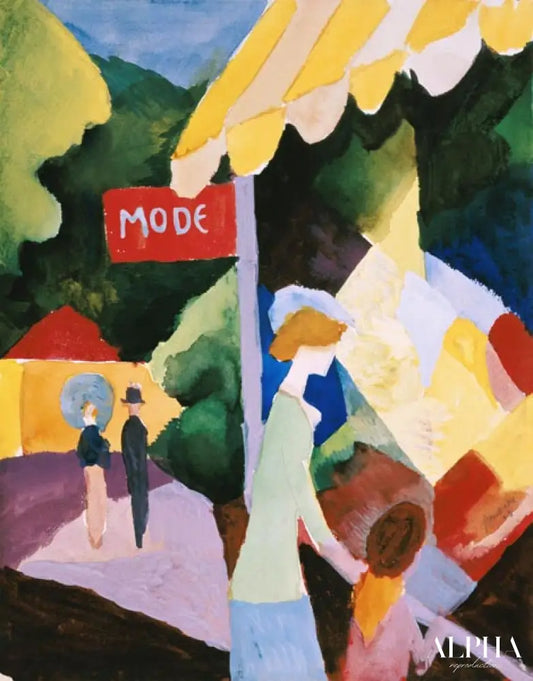 Fenêtre de mode - August Macke - Reproductions de tableaux et peintures haut de gamme