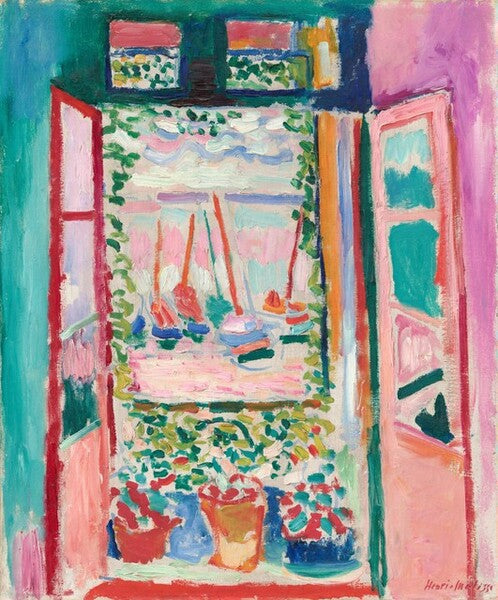 Reproduction du tableau « Fenêtre ouverte, Collioure - Henri Matisse » par Alpha Reproduction en peinture à l’huile
