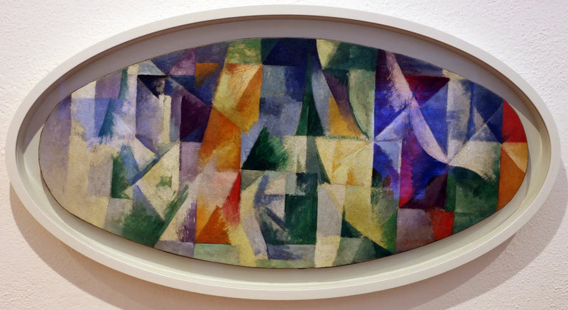 Fenêtres ouvertes simultanément Ière partie 3e motif - Robert Delaunay