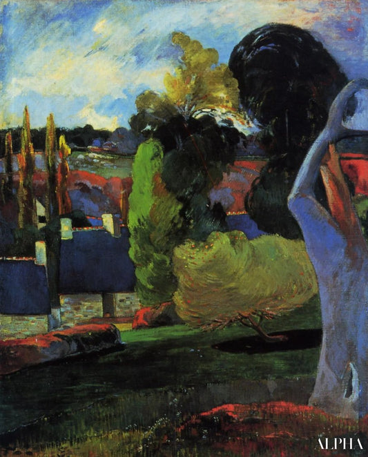 Ferme en Bretagne - Paul Gauguin - Reproductions de tableaux et peintures haut de gamme