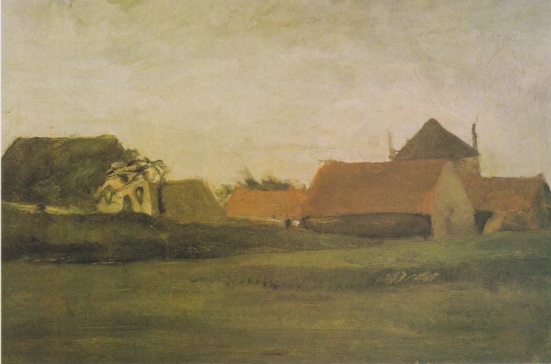 Fermes à Loosduinen au crépuscule, F16 – Van Gogh