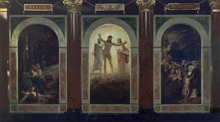Fertur lux in tenebras - Arnold Böcklin