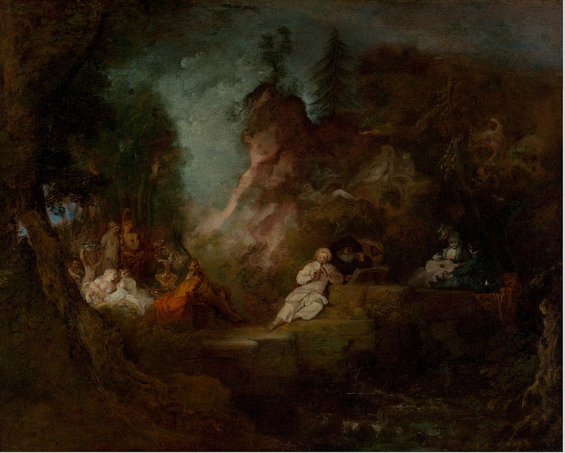 Festivités en l'honneur de Pan - Antoine Watteau