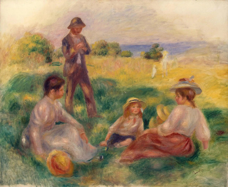 Fête à la campagne à Berneval - Pierre-Auguste Renoir