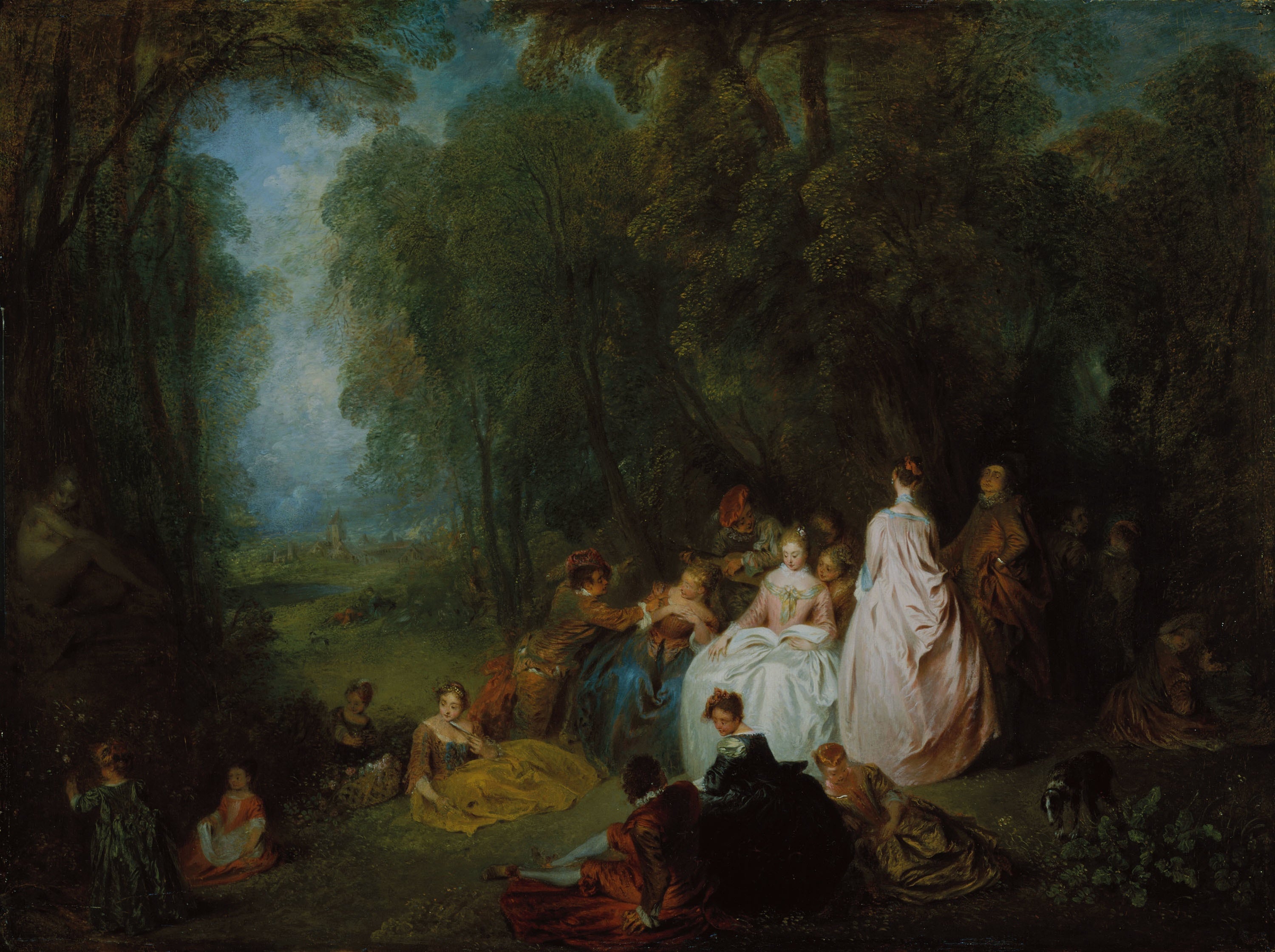 Fête champêtre - Antoine Watteau - Alpha Reproduction
