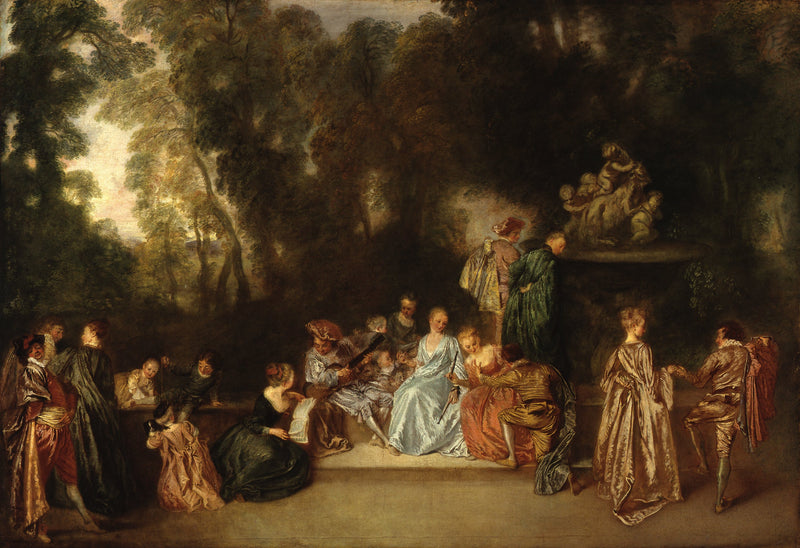 Fête en plein air - Antoine Watteau