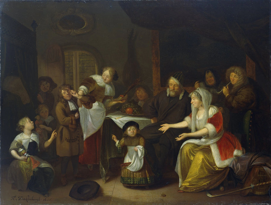 La fête de la Saint-Nicolas. - Richard Brakenburgh