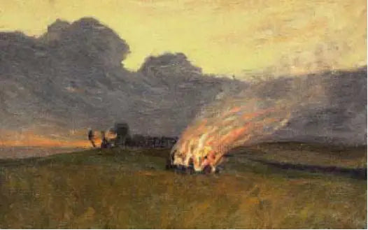 Feu de joie - Paul Gauguin