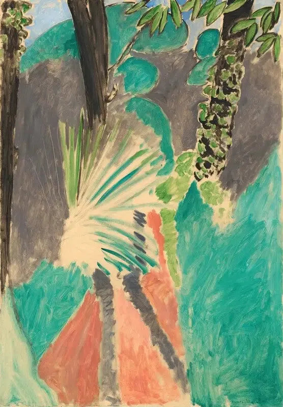 Feuille de palmier, Tanger - Henri Matisse