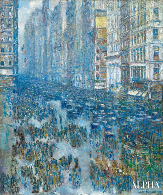 Fifth Avenue - Childe Hassam - Reproductions de tableaux et peintures haut de gamme