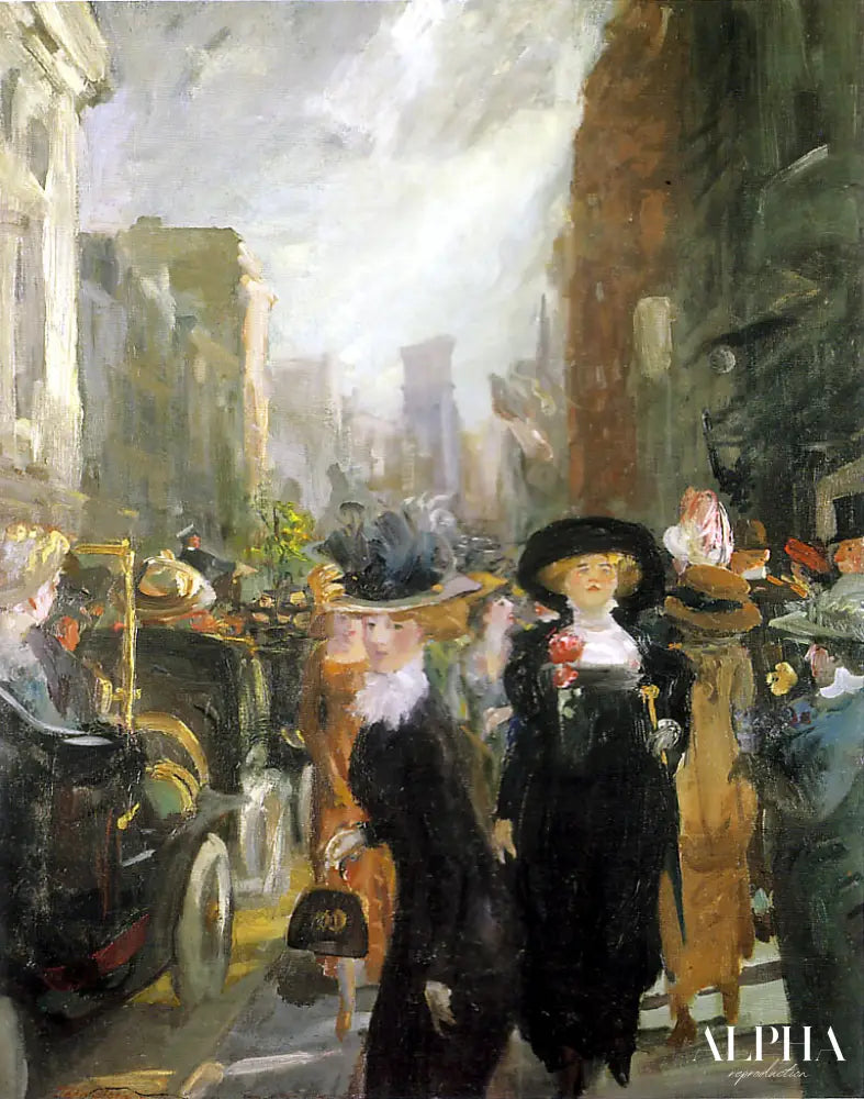 Fifth Avenue, New York - John Sloan - Reproductions de tableaux et peintures haut de gamme