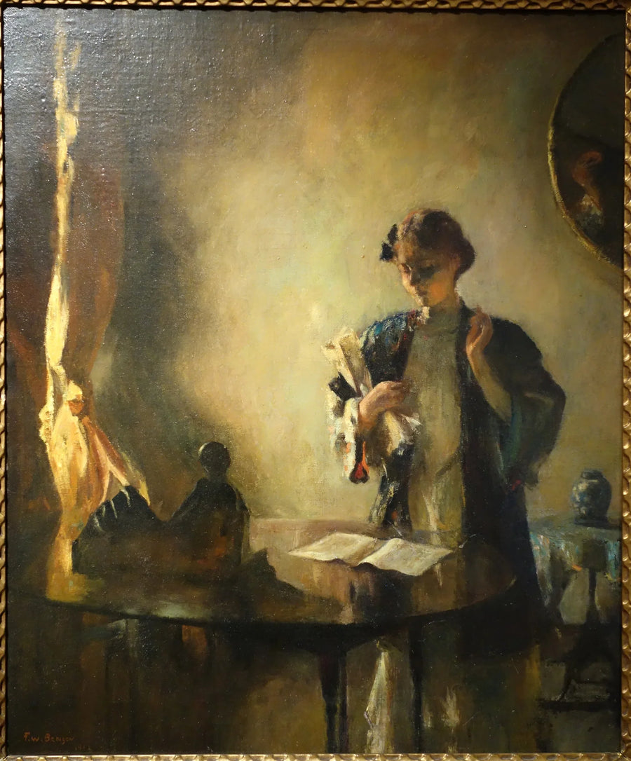 Figure dans une pièce - Frank Weston Benson