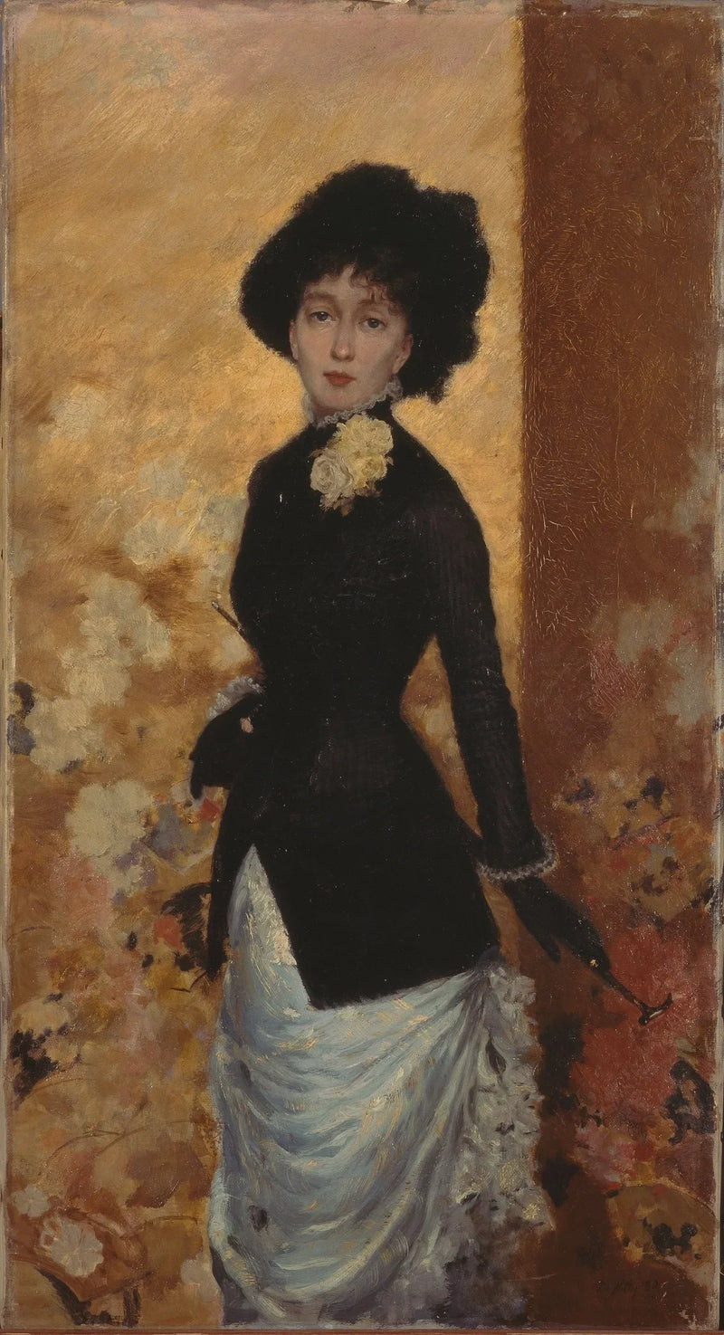 Figure de femme (Léontine De Nittis) - Giuseppe De Nittis