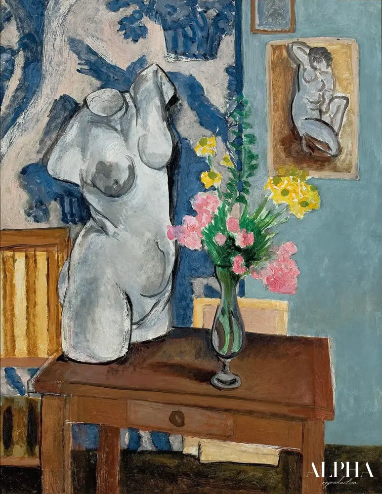 Figure en plâtre Bouquet de fleurs - Matisse - Reproductions de tableaux et peintures haut de gamme