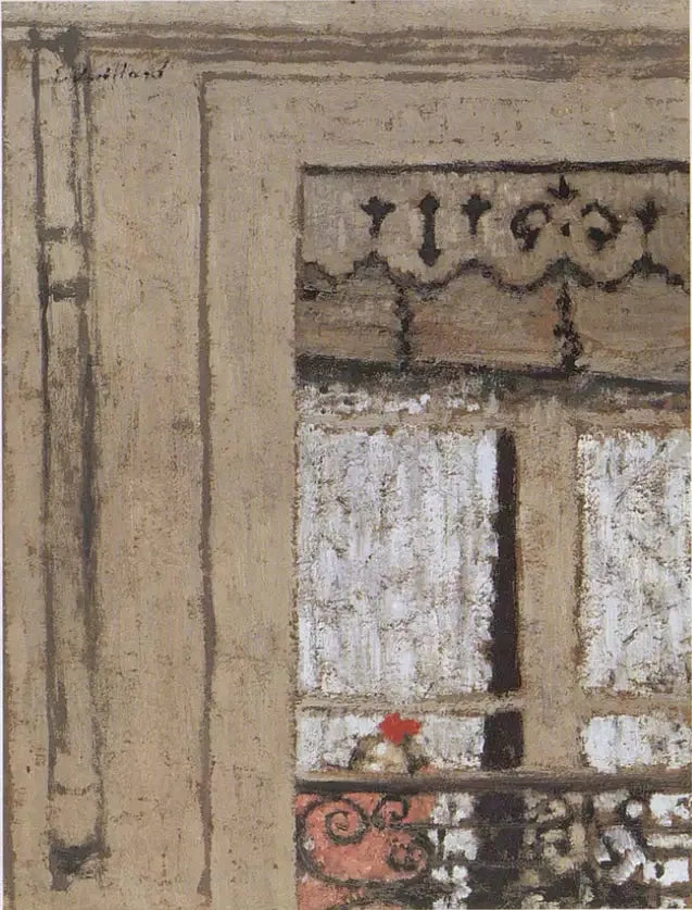 Filet à la fenêtre - Édouard Vuillard