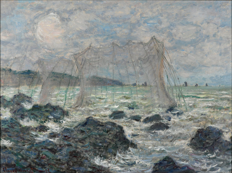Filets de pêche à Pourville W768 – Claude Monet