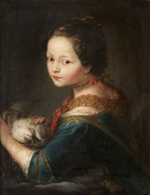Fille à la colombe - Anton Raphael Mengs