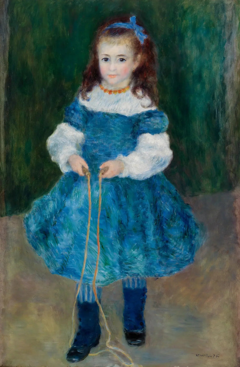 Fille à la corde à sauter (Portrait de Delphine Legrand) - Pierre-Auguste Renoir