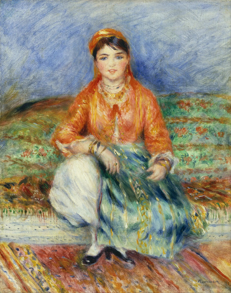Fille algérienne - Pierre-Auguste Renoir